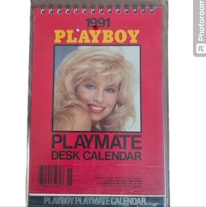 Vintage 1991 Playboy Playmate Desk Calendar